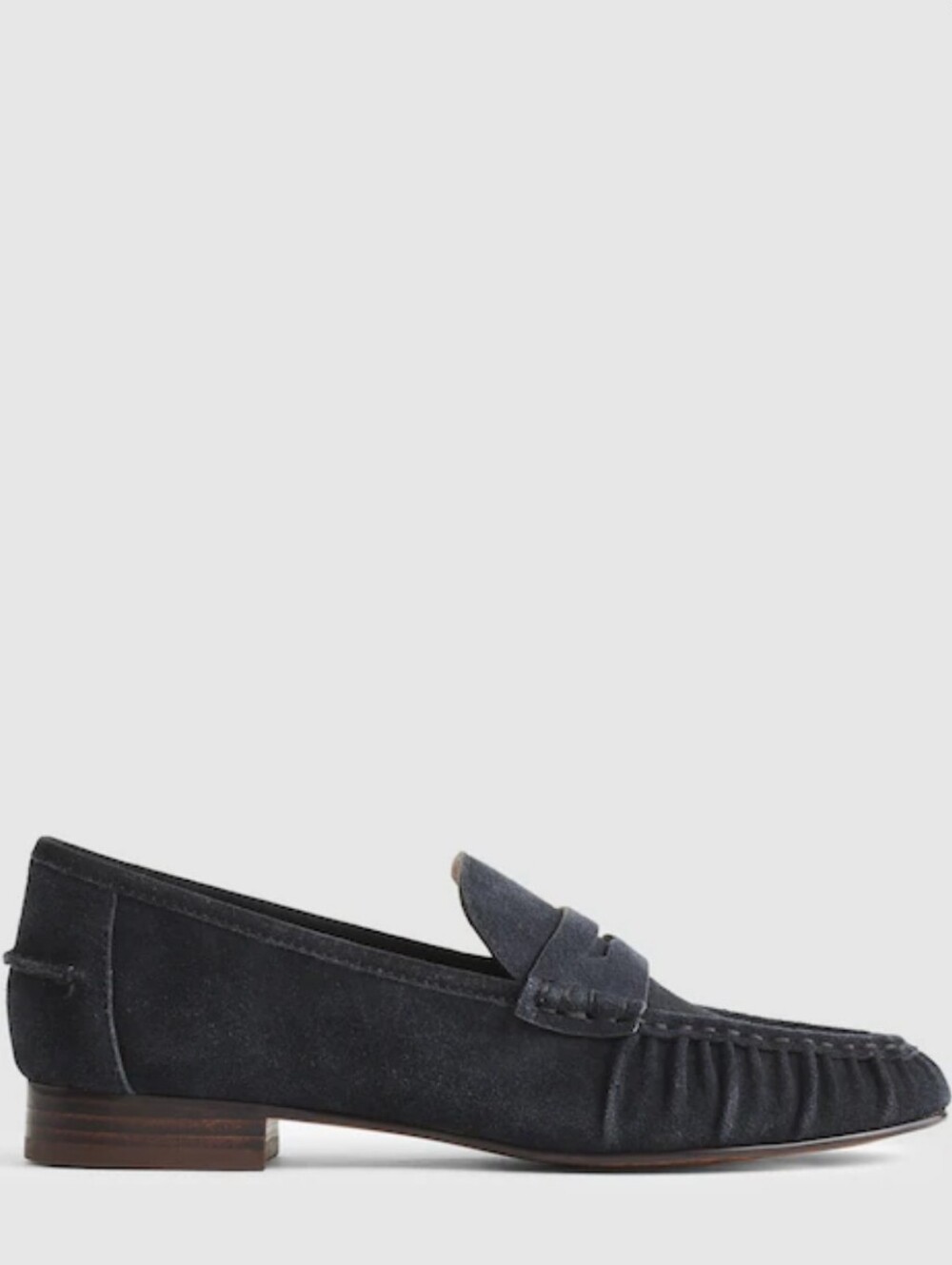Madewell Ashley Suede Loafer - Juniper Berry (navy)